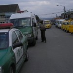 carabineros y transportistas